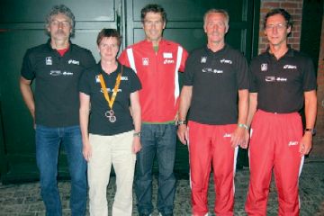 Von links nach rechts: Gerd Scheibe, Marion Waid, Holger Lüning, Paul Schneider und Klaus Rumrich